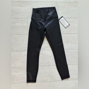 Brand New Lululemon Wunder Train High Rise Leggings 25” Foil
